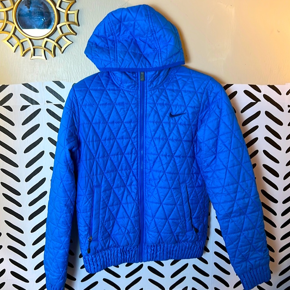 Nike Girls Boys Puffer Down Coat Jacket Medium - Picture 1 of 8